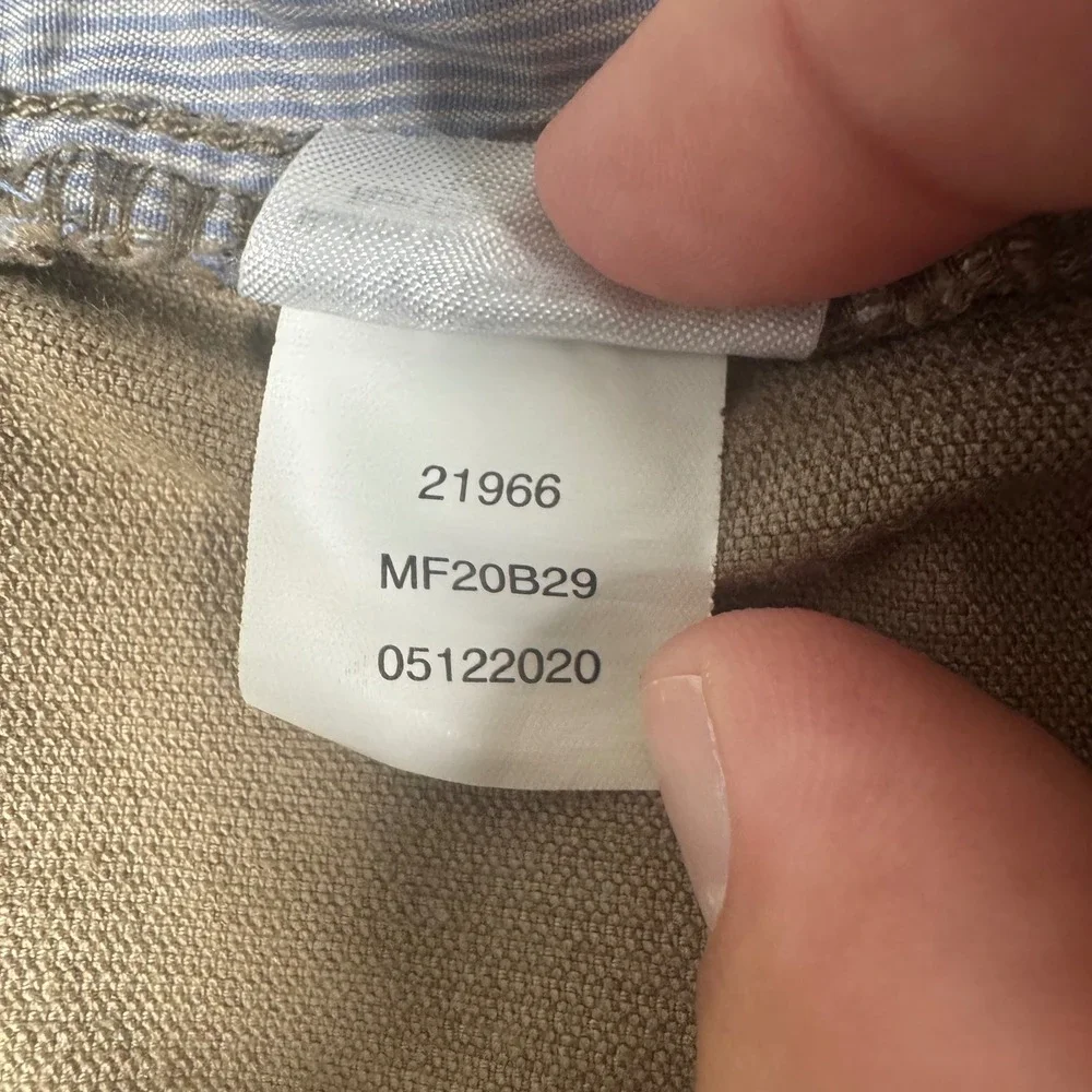 Peter Millar Corduroy Pants Mens 38x33 Tan Khaki 5-Pocket MF20B29‎ Cotton Modal